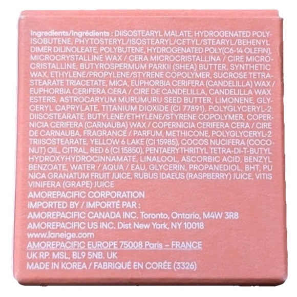 LANEIGE Lip Sleeping Mask Grapefruit 20g/0.70oz BRAND NIB - Picture 4 of 6